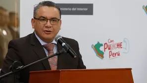 Juan José Santiváñez pone su cargo a disposición de Boluarte. Foto y video: Canal N/Andina