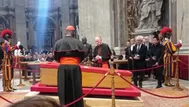 Juan Luis Cipriani asistió al velorio del papa Francisco