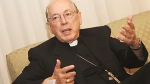 Juan Luis Cipriani, cardenal de Lima. Foto. peru.com