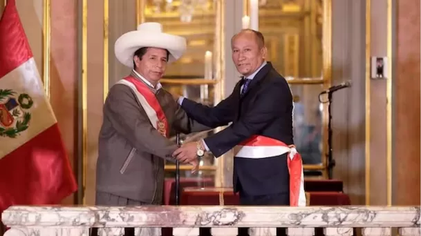 Pedro Castillo y Juan Silva - Fuente: Presidencia