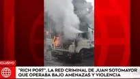 Con fuego y violencia. Así actuaba Rich Port