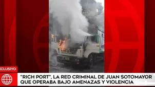 Con fuego y violencia. Así actuaba Rich Port