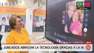 La capacitación en inteligencia artificial y herramientas digitales permite que los jubilados desarrollen nuevas habilidades / Video: América Noticias