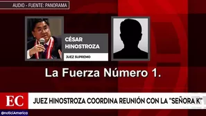 Nuevo audio de juez Hinostroza. Fuente: Panorama