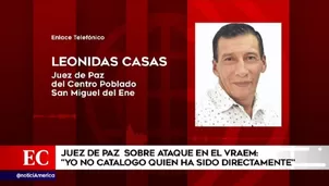 Leonidas Casas, juez de paz. Foto: Twitter @MarmolejoCasas 