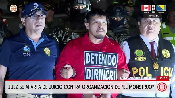 Juez se aparta de juicio contra organización de alias El monstruo. Foto: Unidad de investigación Juez se aparta de juicio contra organización de alias El monstruo. Foto: Unidad de investigación