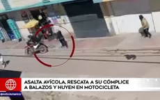 Juliaca: Asalta avícola, rescata a su cómplice a balazos y huyen en motocicleta - Noticias de juliaca