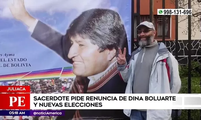 Juliaca: Sacerdote argentino pidió renuncia de Dina Boluarte y nuevas elecciones - América Noticias