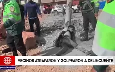 Juliaca: Vecinos atraparon y golpearon a delincuente - Noticias de juliaca