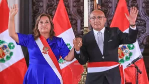 Dina Boluarte y Julio Diaz Zulueta. Foto: Presidencia. Video: Canal N