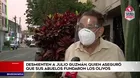 Julio Guzmán aseguró que sus abuelos fundaron Los Olivos, pero vecino lo desmiente