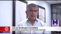 Julio Guzmán, líder del Partido Morado.