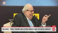 Julio Velarde: Perú tendrá inflación menor que Estados Unidos