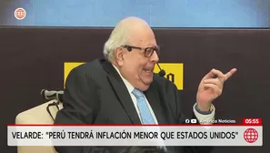 Julio Velarde: Perú tendrá inflación menor que Estados Unidos. Foto y video: América Noticias