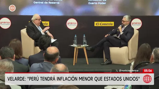 Julio Velarde: Perú tendrá inflación menor que Estados Unidos. Foto: América Noticias