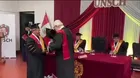 Julio Velarde es condecorado como Doctor Honoris Causa