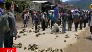 Bloqueo de tramo de la Carretera Central en Junín. Foto y video: América Noticias