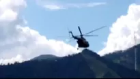 Junín: Caída de un helicóptero del Ejército Peruano cerca al Aeropuerto de Mazamari deja varios heridos. Foto: Captura