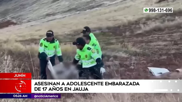 Hombre acusado de asesinar a su pareja de 17 años que estaba embarazada. Foto: América Noticias