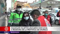 Regidora fue agredida con lejía.