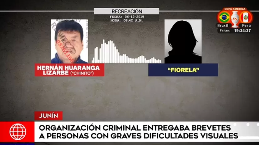 Junín: Organización criminal entregaba brevetes a personas con graves dificultades visuales