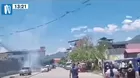 Junín: Protestas durante visita de la presidenta Boluarte en Pichanaqui