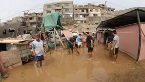 Los huaicos han afectado a miles de familias en el país. Foto: Andina