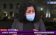 Karol Paredes: “Tenemos terrucos de saco y corbata que se acomodan en espacios de poder” - Noticias de terrorismo