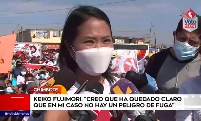 Keiko Fujimori Creo Que Qued Claro Que En Mi Caso No Hay Un Peligro De Fuga