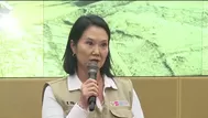 Keiko Fujimori advierte que fenómeno de El Niño será dramático