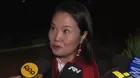 Keiko Fujimori agradeció apoyo de excandidatos presidenciales