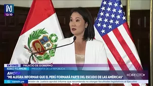 La presidenta de la República, Keiko Fujimori, destacó los acuerdos alcanzados durante su reunión con el secretario de Estado de Estados Unidos, Marco Rubio, y anunció que el Perú formará parte del Escudo de las Américas./ Video: Canal N