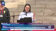 Presidenta Fujimori anuncia medidas para mejorar pensiones y atención a adultos mayores