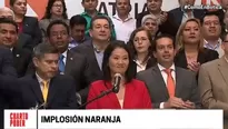 Keiko Fujimori, liderado por Fuerza Popular.