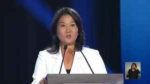 Keiko Fujimori, lideresa de Fuerza Popular.