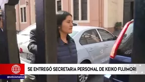 Carmela Paucará se entregó a las autoridades.