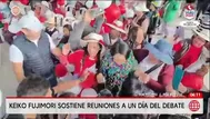 Keiko Fujimori concentra esfuerzos en preparación para el debate presidencial