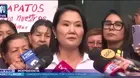 Keiko Fujimori: "Corvetto debe dar un paso al costado"