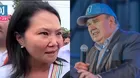 Keiko Fujimori cuestiona a Rafael López Aliaga desde Tarapoto