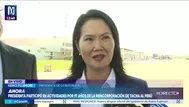 Keiko Fujimori descartó cambios en el gabinete ministerial y lo calificó como “especulaciones y rumores”