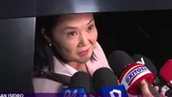Keiko Fujimori: El diálogo tiene que primar en el país