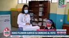 Keiko Fujimori emitió su voto: Los abuelitos y abuelitas son los verdaderos héroes de esta jornada