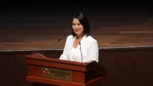 Keiko Fujimori expresa sus condolencias a familias de víctimas por sismo en Junín. Foto: Andina / Video: Canal N
