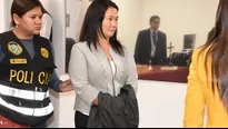 Keiko Fujimori fue detenida por lavado de activos. Foto: Poder Judicial