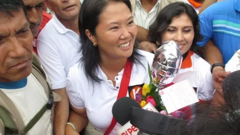 Keiko Fujimori estuvo en cierre de campaña en la ciudad de Chiclayo