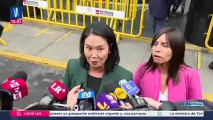 Keiko Fujimori lanzó duras críticas contra el fiscal José Domingo Pérez. / Video: Canal N