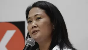 Keiko Fujimori. / Video: Canal N