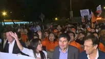 Keiko Fujimori: fujimoristas marcharon por liberaci&oacute;n de la lideresa de Fuerza Popular. (Foto: Captura/Video: Am&eacute;rica Noticias)