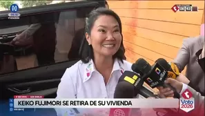 Candidata presidencial de Fuerza Popular, Keiko Fujimori, pidió a electores y personeros resguardar la voluntad popular. / Video: América Noticias