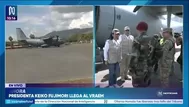 Presidenta Keiko Fujimori inicia visita de trabajo al VRAEM para supervisar operaciones contra el terrorismo